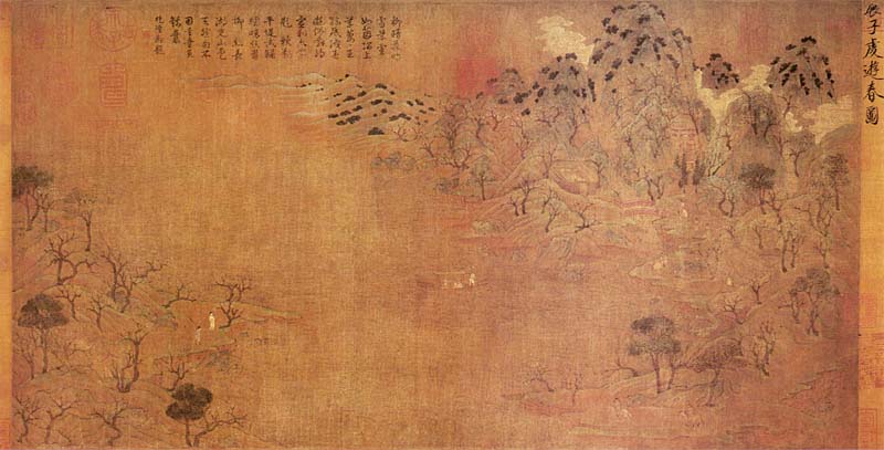 Spring Excursion, Zhan Ziqian